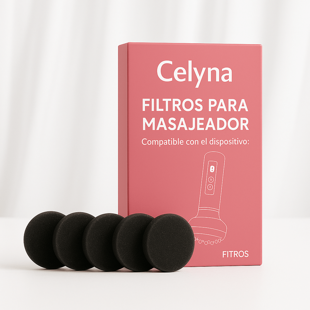 Pack de 5 filtros para Masajeador Celyna